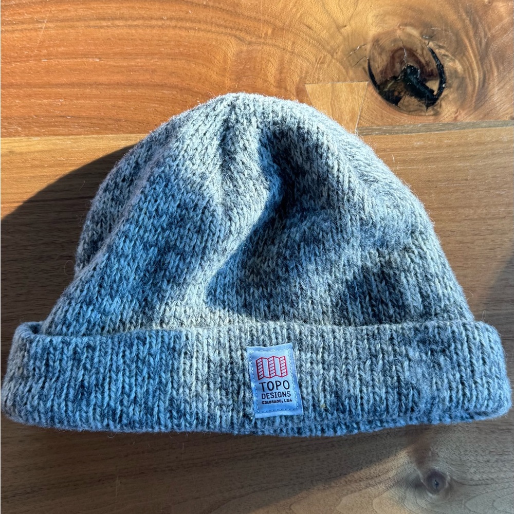 Topo Designs Gray Beanie